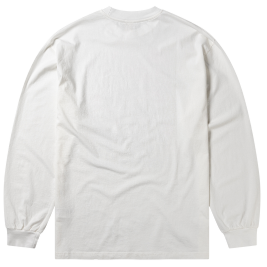 Aries Faded Shroom Awakening LS Tee Off White