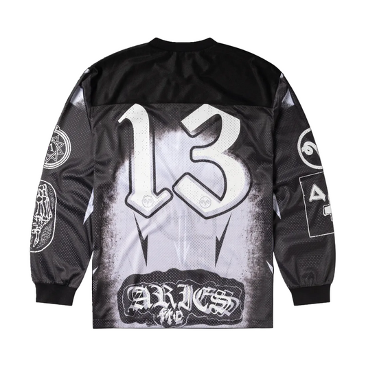 Aries metal airtex ls tee Black