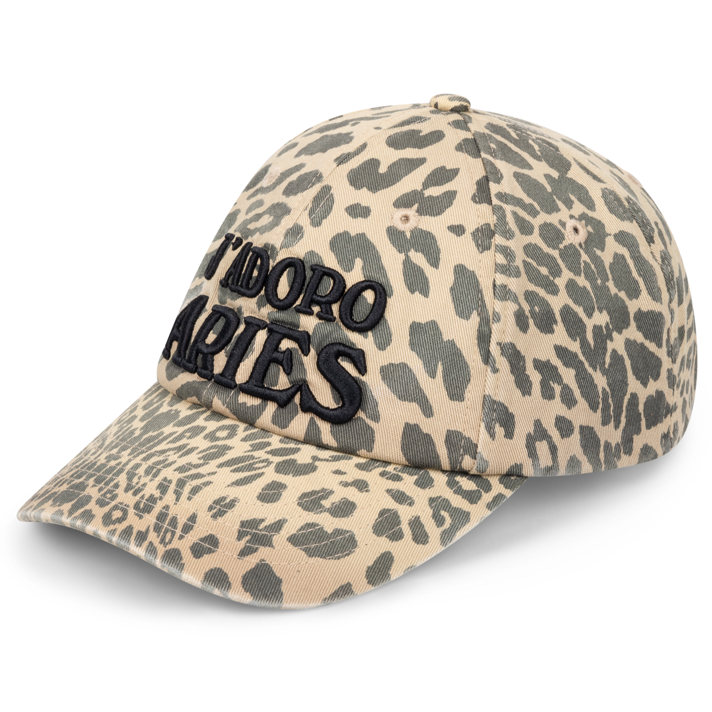 Aries J'adoro Aries Leopard Cap Beige