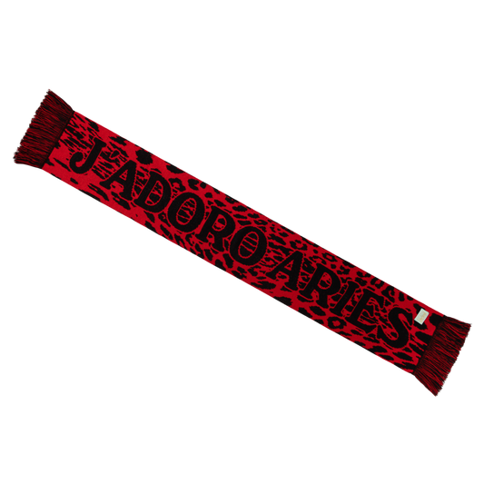 Aries J'adoro Aries Leopard Scarf Scarf Red