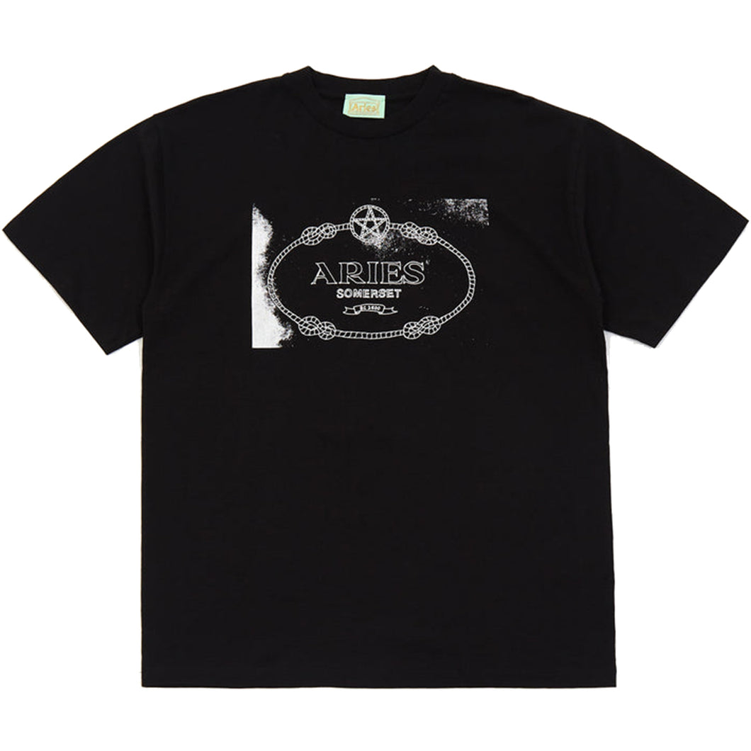 Aries Wiccan Ring SS Tee Black