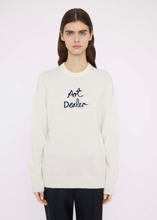 Bella Freud Art Dealer Jumper White