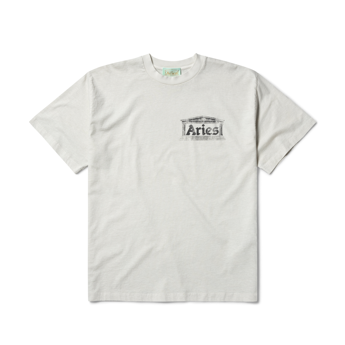 Aries Aged Ancient Temple SS Tee Off White