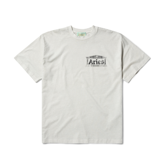 Aries Aged Ancient Temple SS Tee Off White