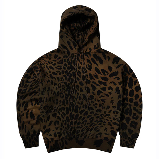Aries Leopard Tie Dye Hoodie Multi