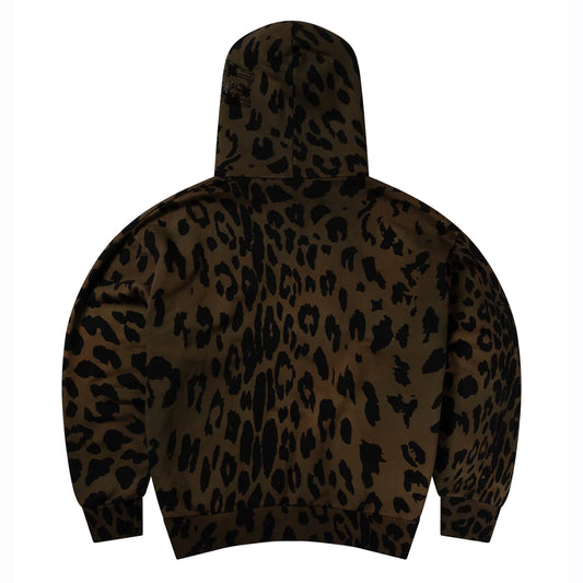 Aries Leopard Tie Dye Hoodie Multi