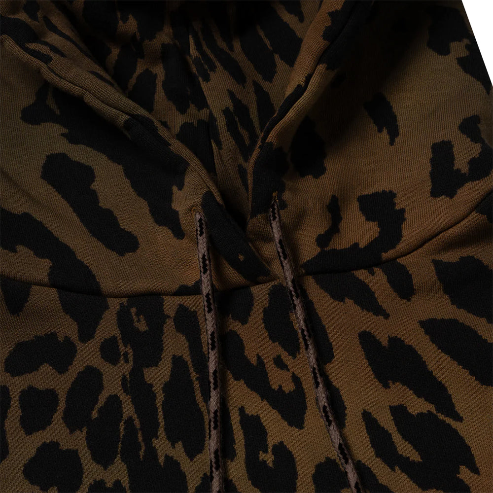 Aries Leopard Tie Dye Hoodie Multi