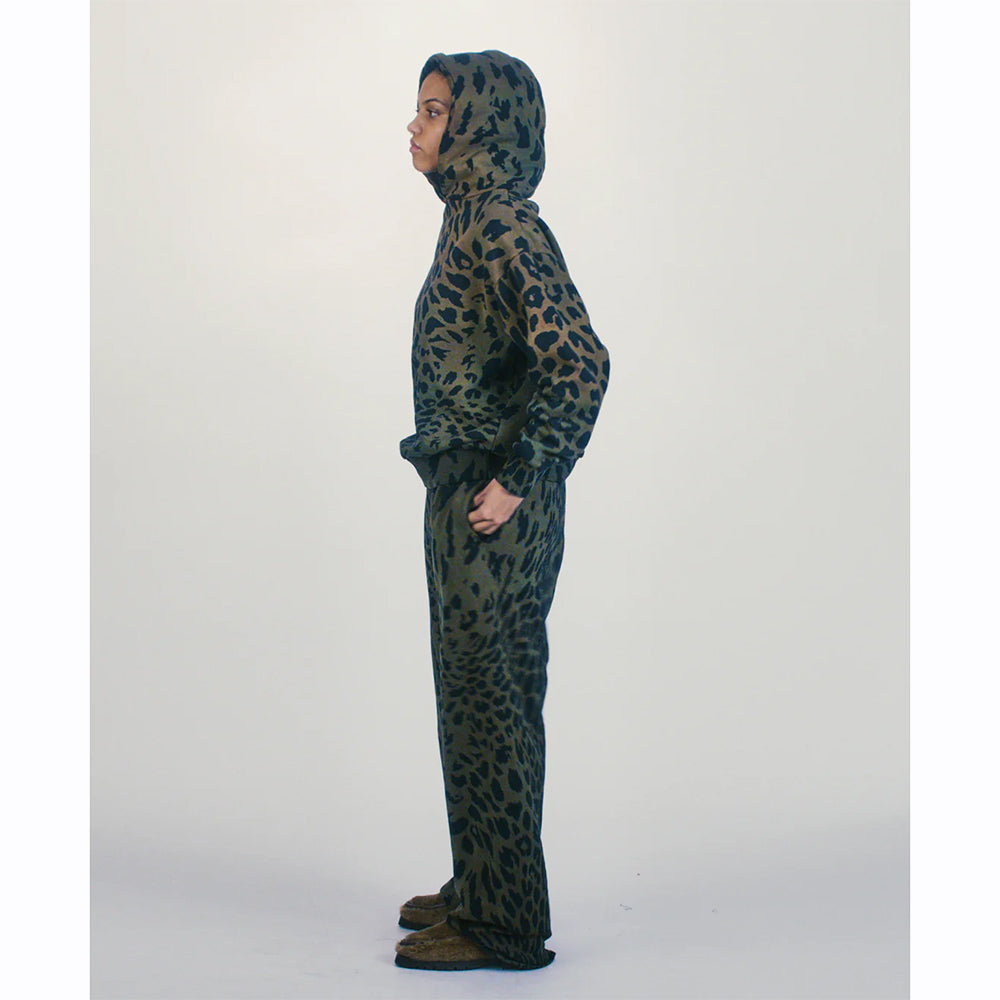 Aries Leopard Tie Dye Hoodie Multi