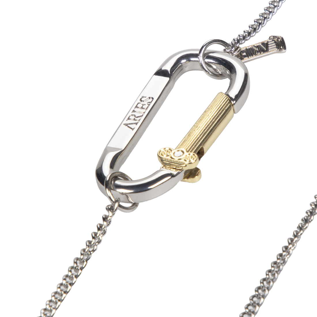 Aries Mini Carabiner Chain Necklace