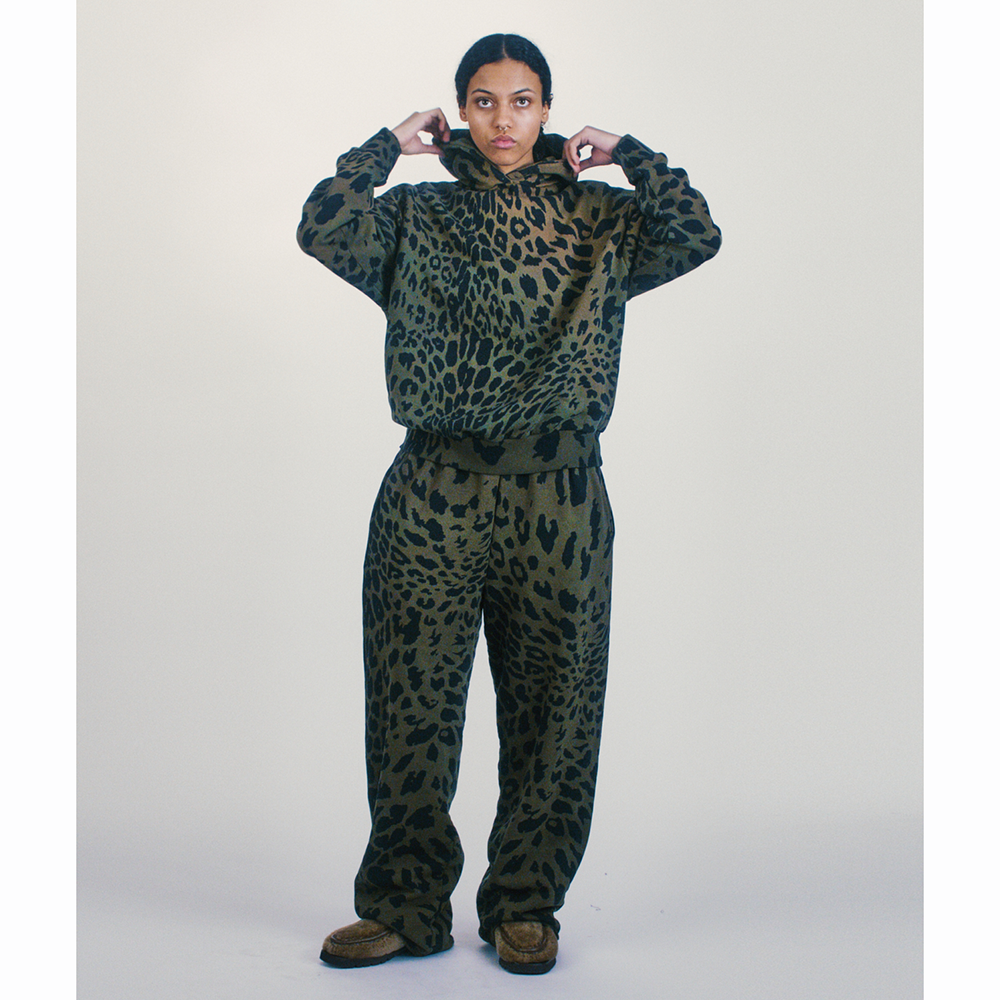 Aries Leopard Tie Dye Straight Sweatpant Multi