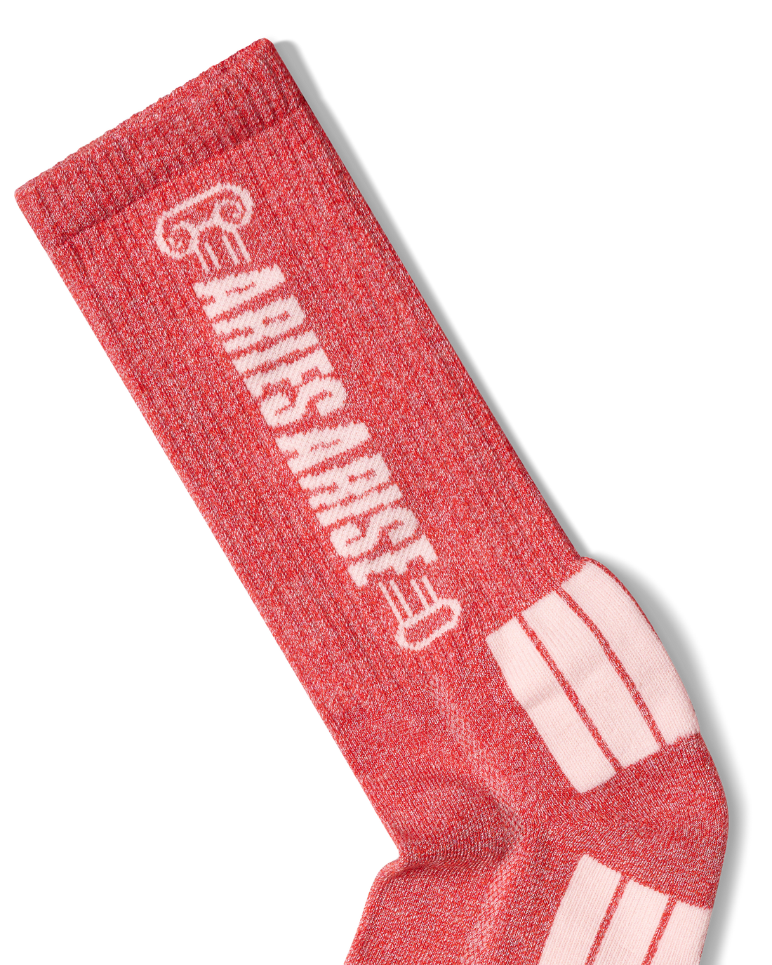 Aries Column Sock Pink / White