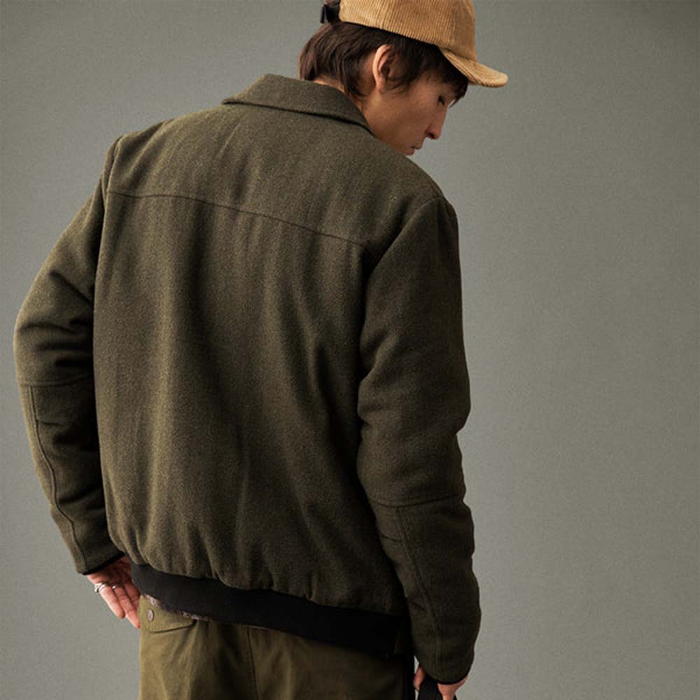 Anerkjendt Akbruce Wool Jacket Forest Night