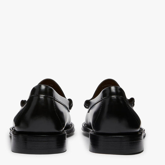 GH BASS Weejuns Larson Penny Loafers Black Leather