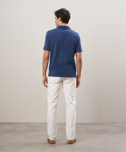 Load image into Gallery viewer, Hartford Terry Cotton Polo Navy
