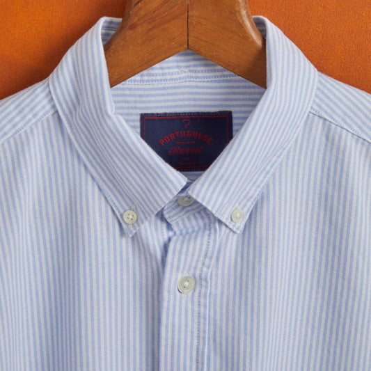 Portuguese Flannel Belavista Stripe Blue