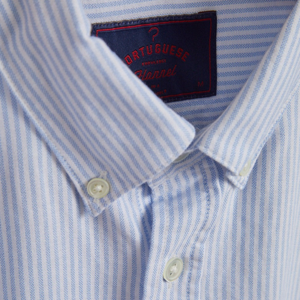 Portuguese Flannel Belavista Stripe Blue