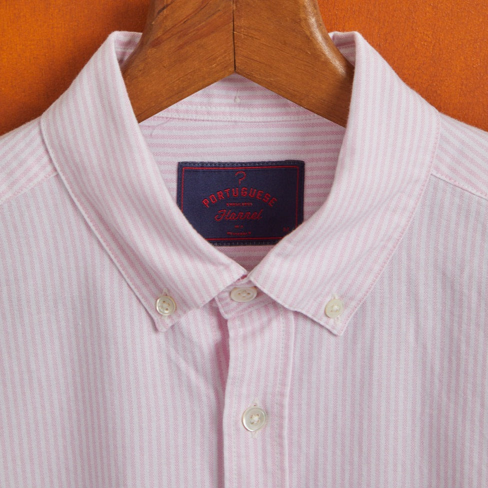 Portuguese Flannel Belavista Stripe Pink