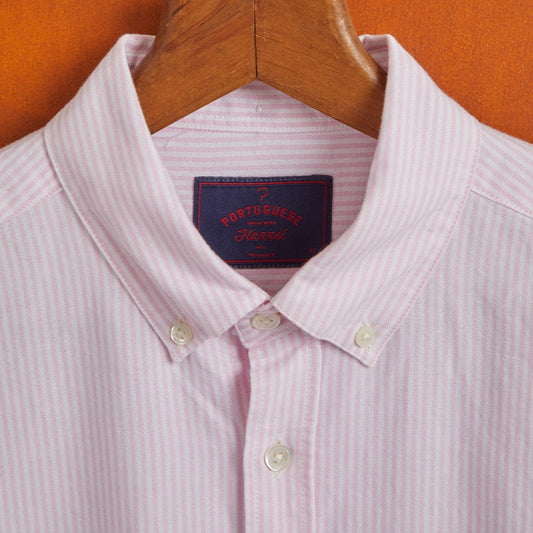 Portuguese Flannel Belavista Stripe Pink