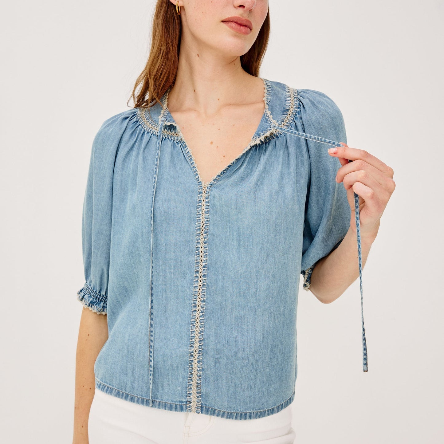 Rails Belina Top Washed Blue
