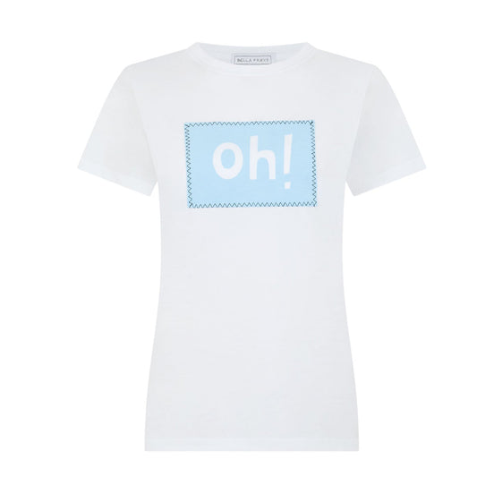 Bella Freud Oh! Classic T-shirt White