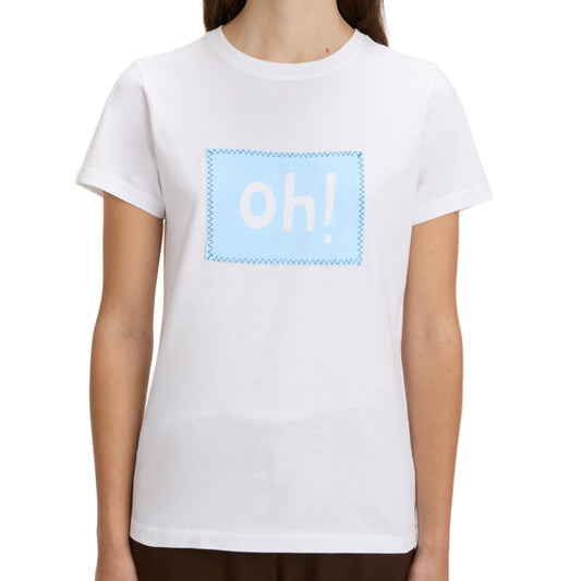Bella Freud Oh! Classic T-shirt White