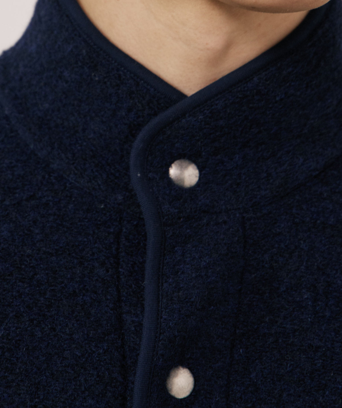 Hartford Fleece Jock Jacket Navy