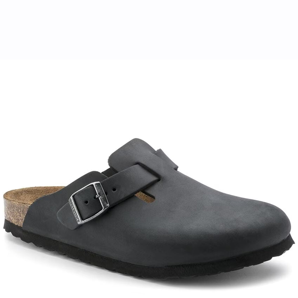 Birkenstock Boston Oiled Leather NF Black