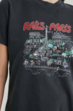 Load image into Gallery viewer, Rails Boyfriend T-Shirt Rails Paris Map
