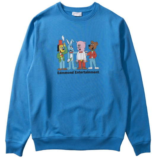Edmmond Studios Buddies Crewneck Plain Blue