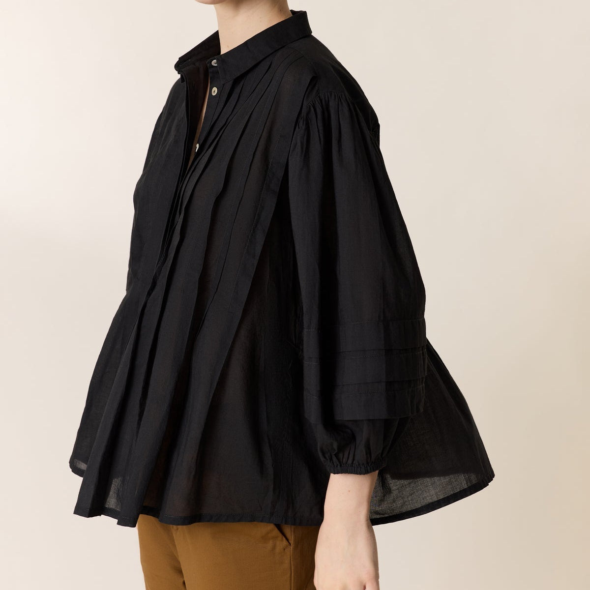 Leon & Harper Chimi Blouse Carbone