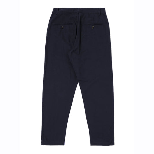 Universal Works Brushed Moleskin Military Chino Navy