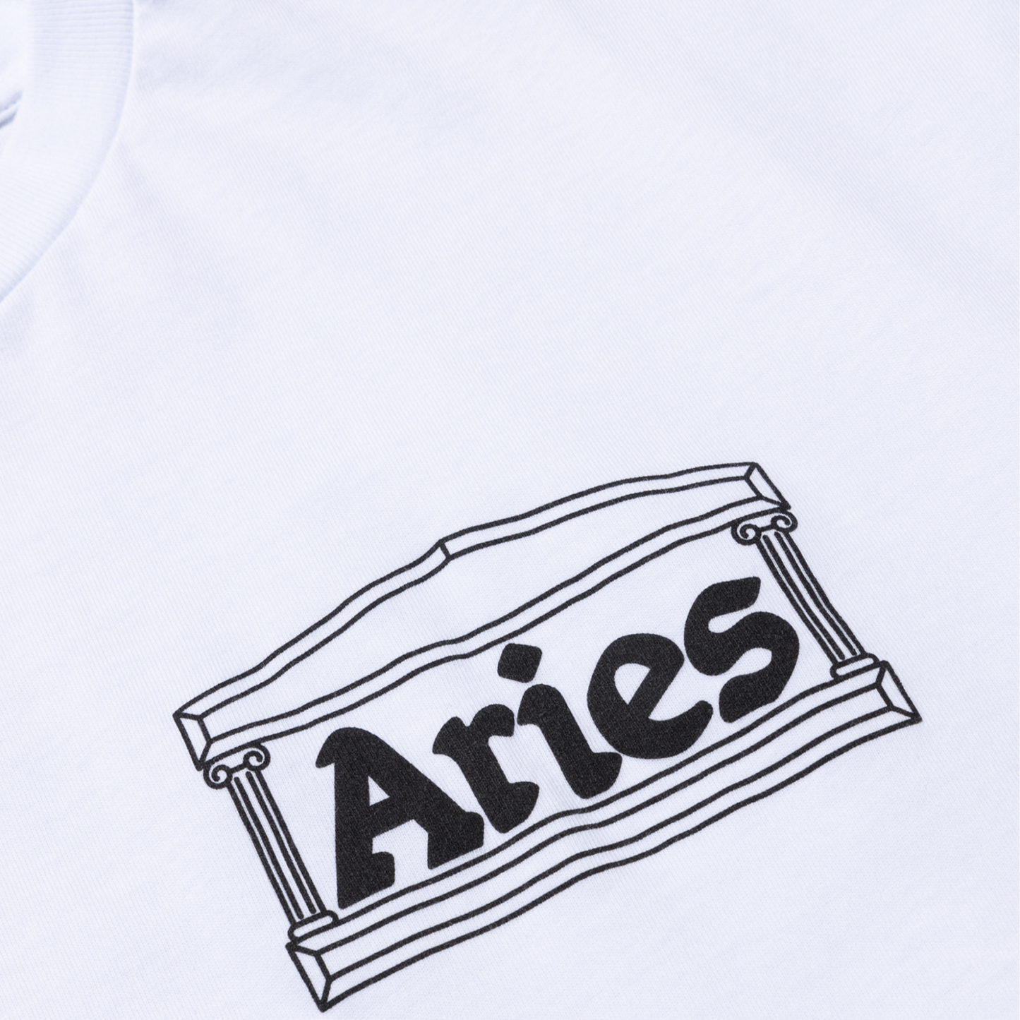 Aries Temple SS Tee White