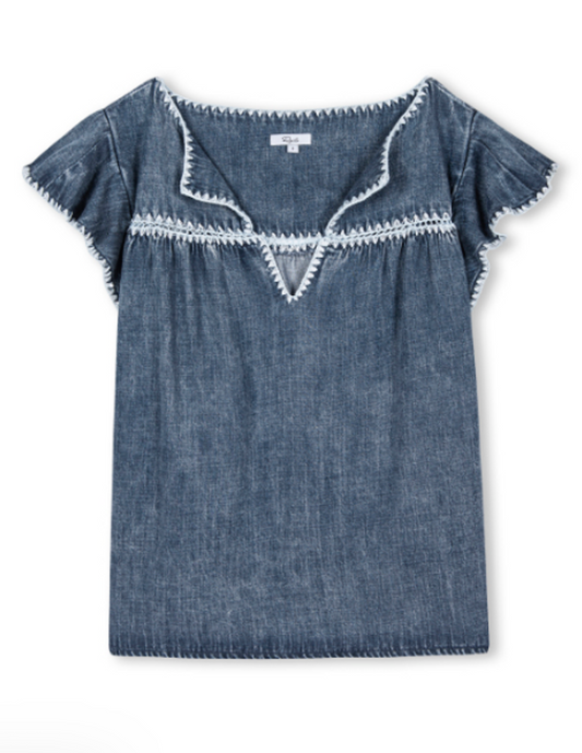 Rails Tafia Top Classic Blue