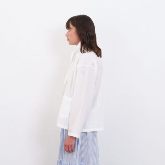 Cawley Studio Japanese Cotton Dorothy Shirt White