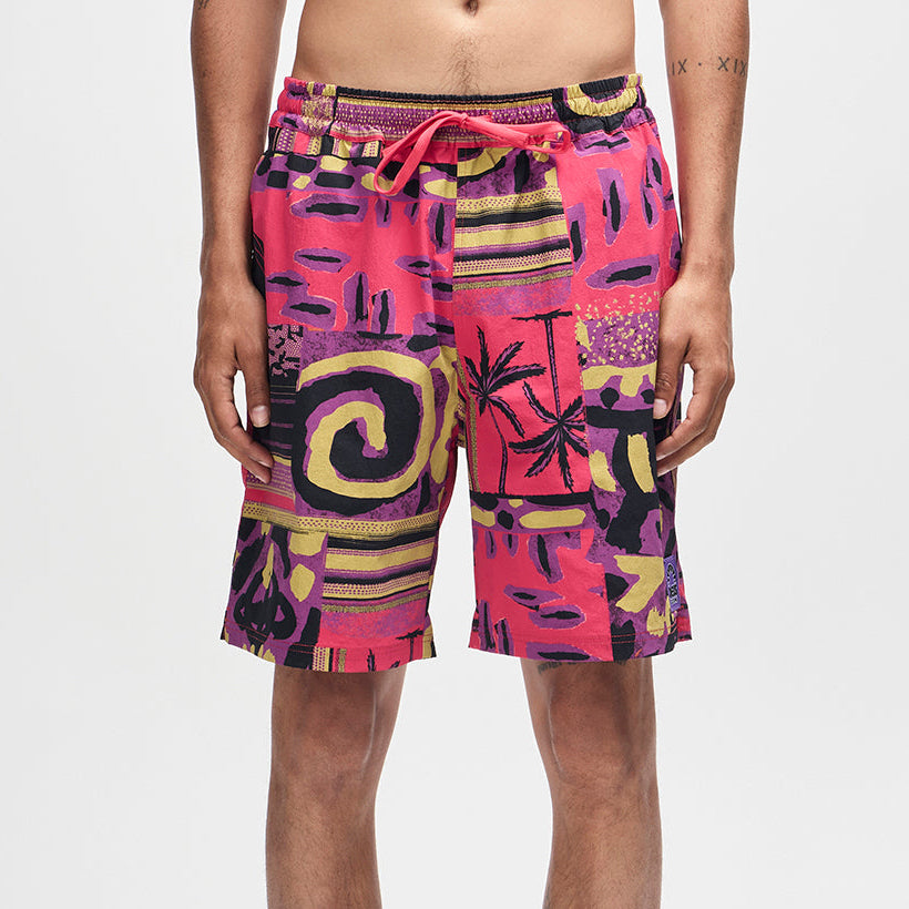 Deus Ex Machina Freamon Swim Short Melon Red