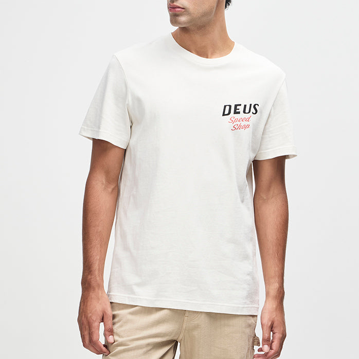 Deus Ex Machina Dogleg Tee Dirty White