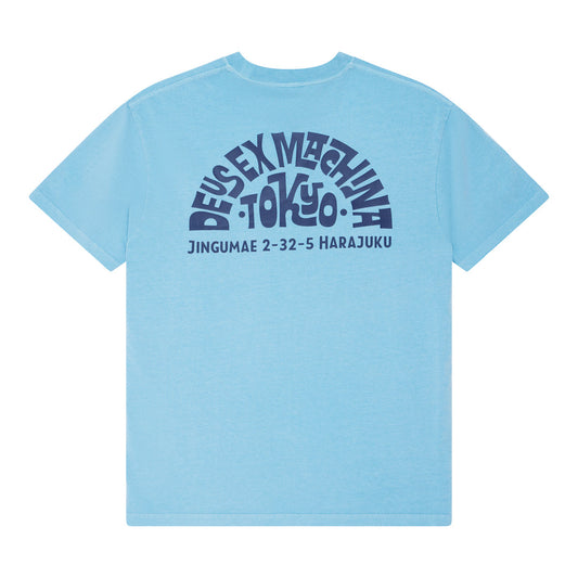 Deus Ex Machina Tokyo Address Tee Bonnie Blue