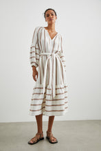 Load image into Gallery viewer, Rails Vittoria Dress Coconut Stripe
