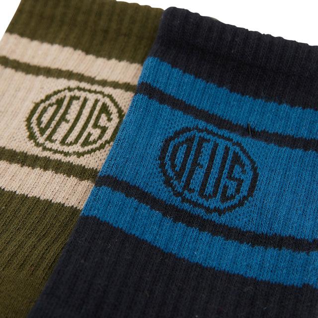 Deus Ex Machina Pill Logo Sock 2 Pack Multi