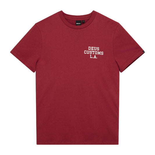 Deus Ex Machina Quickbeak Tee Lava Falls Red