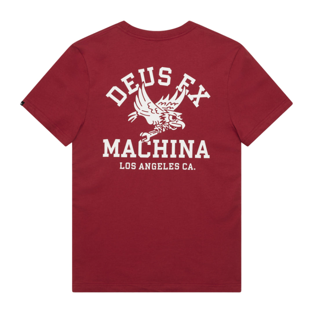 Deus Ex Machina Quickbeak Tee Lava Falls Red