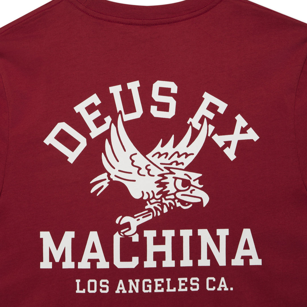 Deus Ex Machina Quickbeak Tee Lava Falls Red