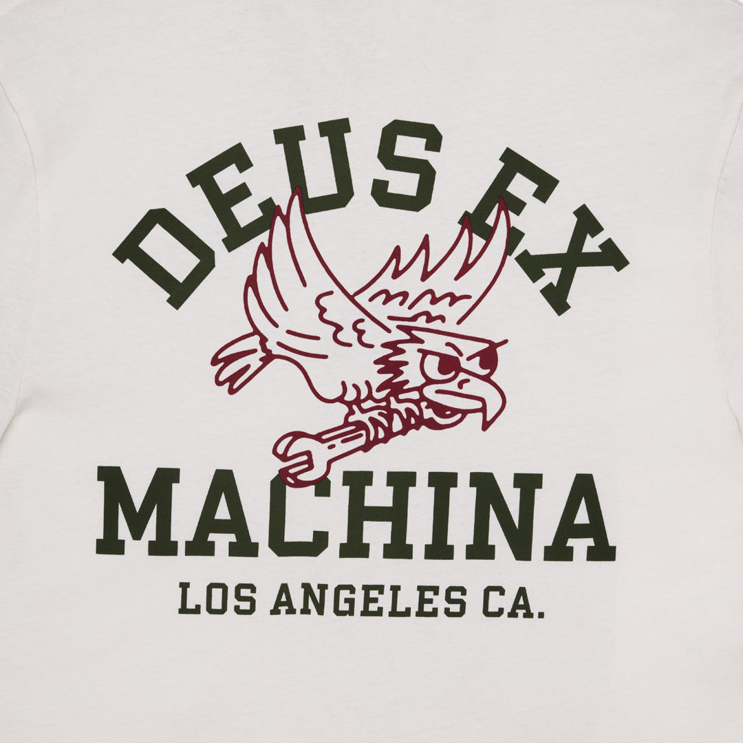 Deus Ex Machina Quickbeak Tee Vintage White