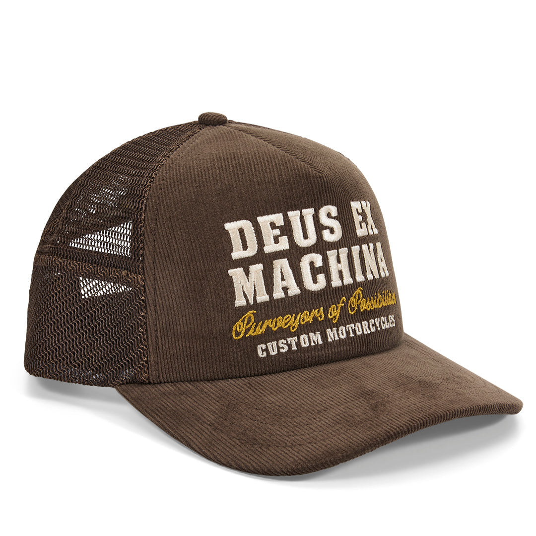 Deus Ex Machina Gumshoe Cord Trucker Potting Brown