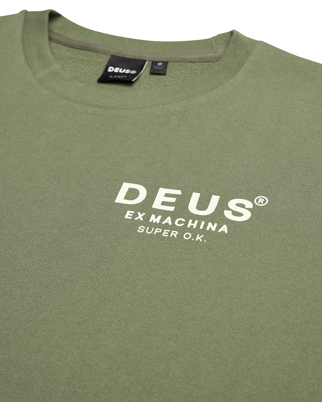 Deus Ex Machina Chatterbox Crew Lichen Green