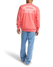 Load image into Gallery viewer, Deus Oversized Venice Crew Red Rose
