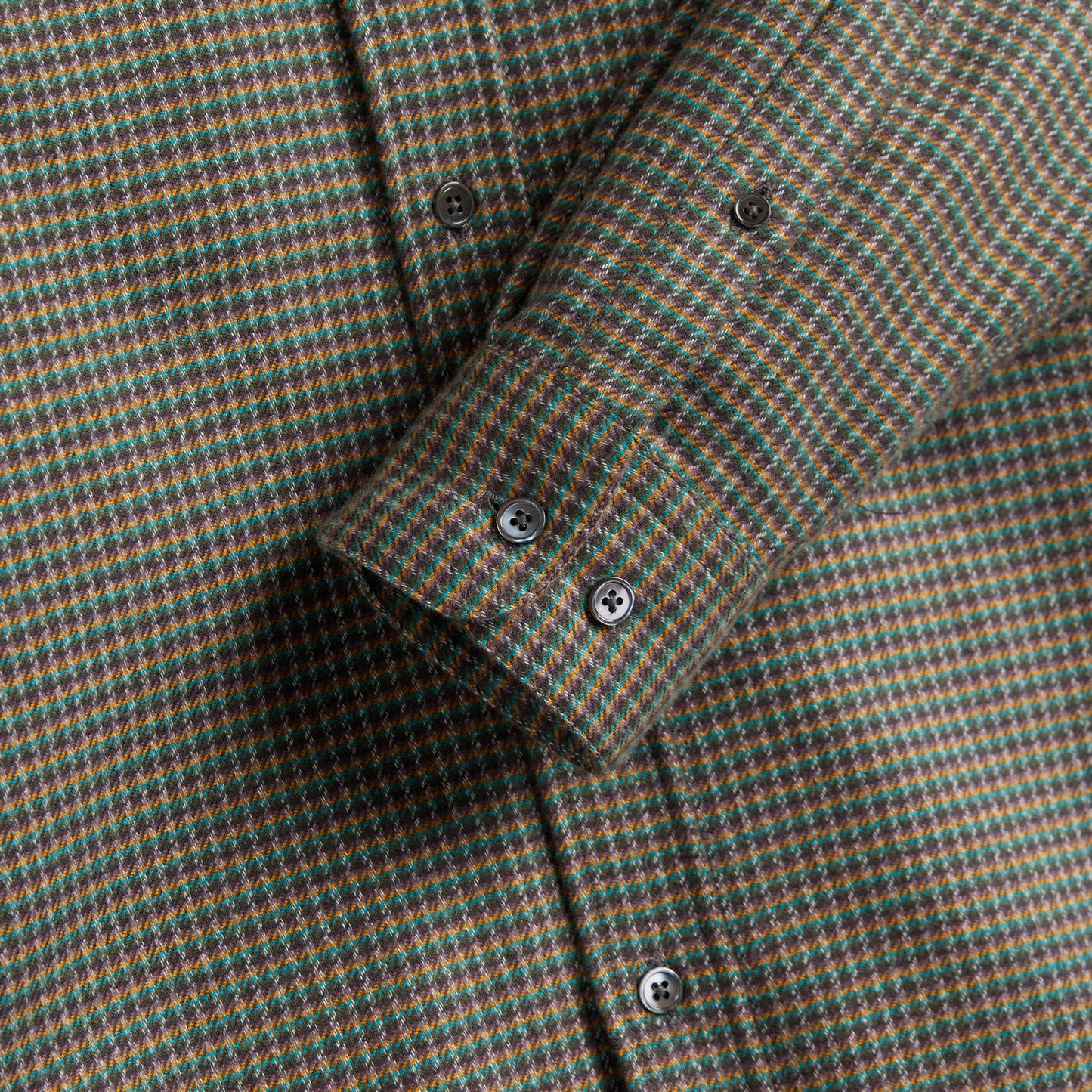 Portuguese Flannel Dylan LS Shirt Green / Yellow