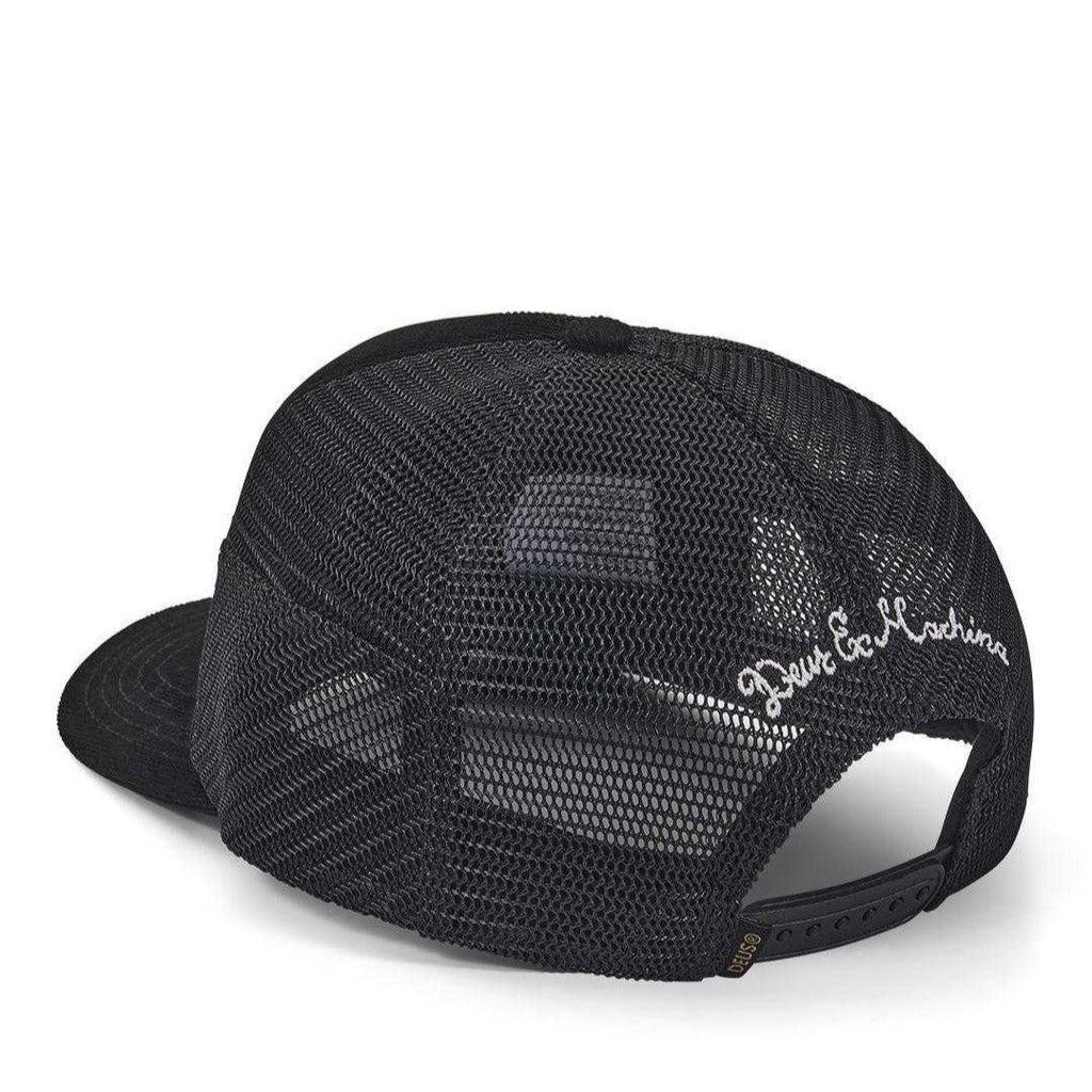 Deus Ex Machina Pill Cord Trucker Black SS25