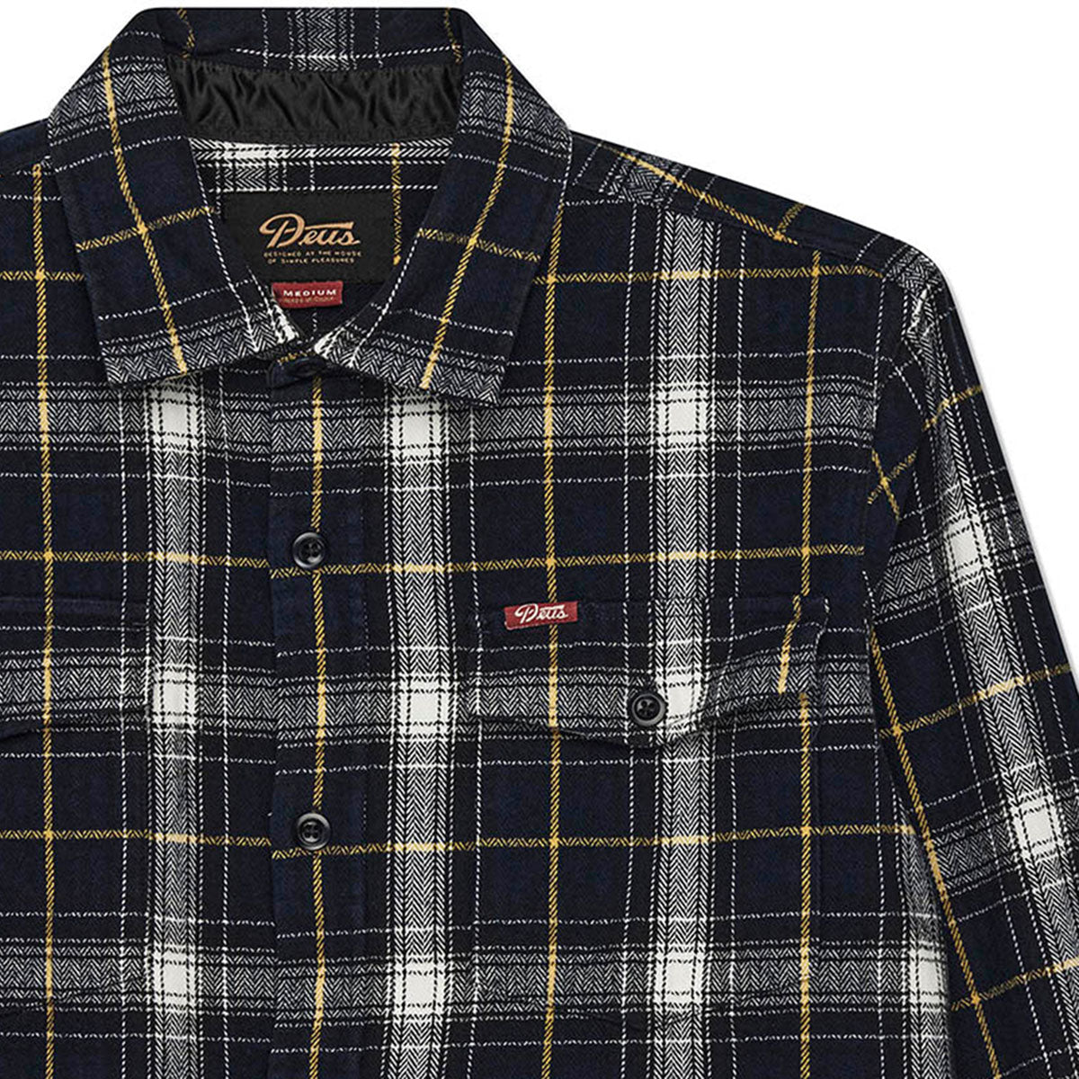 Deus Ex Machina Jermaine Check Shirt Blue Check