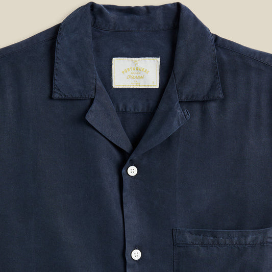 Portuguese Flannel Dogtown SS Shirt Navy